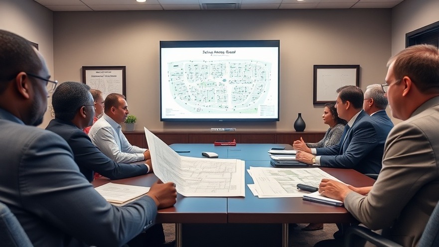 Diverse Henry County Zoning Advisory Board reviewing residential development plans.