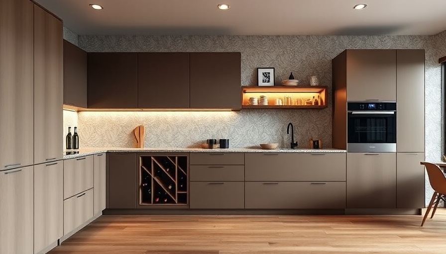 Stylish kitchen remodeling idea with modern cabinetry.