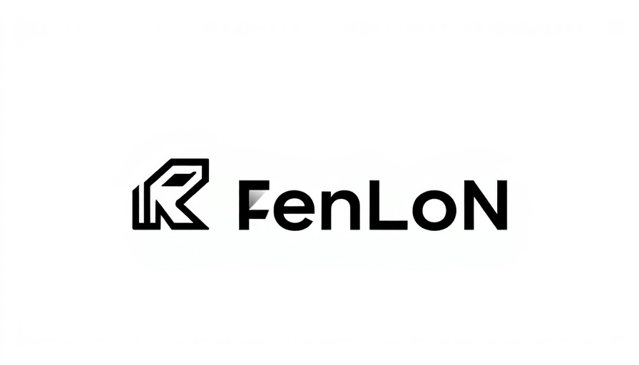 Minimalistic logo design with bold black lines and text.