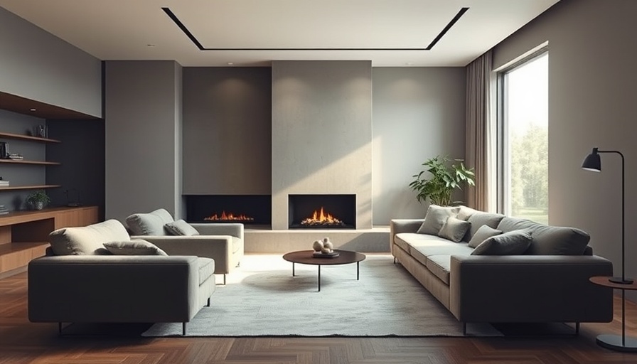 Modern minimalist living room showcases top home design trends.