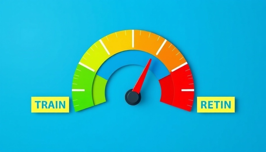 Employee management gauge illustrating hire to retain stages.