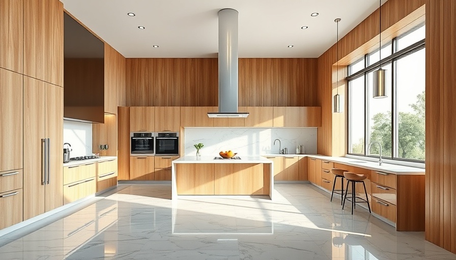 Modern kitchen at 2025 Spring Home Shows, elegant design and lighting.