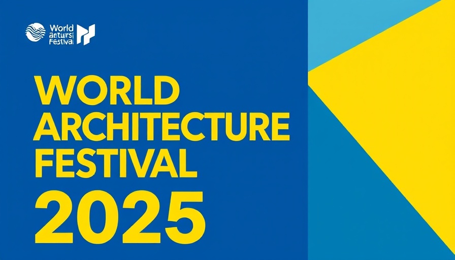 World Architecture Festival 2025 logo in blue and yellow.