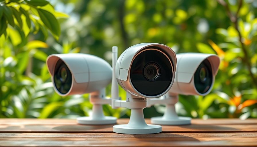 Best 4K home security cameras for 2025 in lush garden setting.