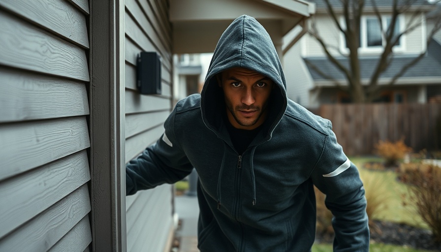 Hooded individual breaking into house; Daylight Saving Time and Crime Rates.