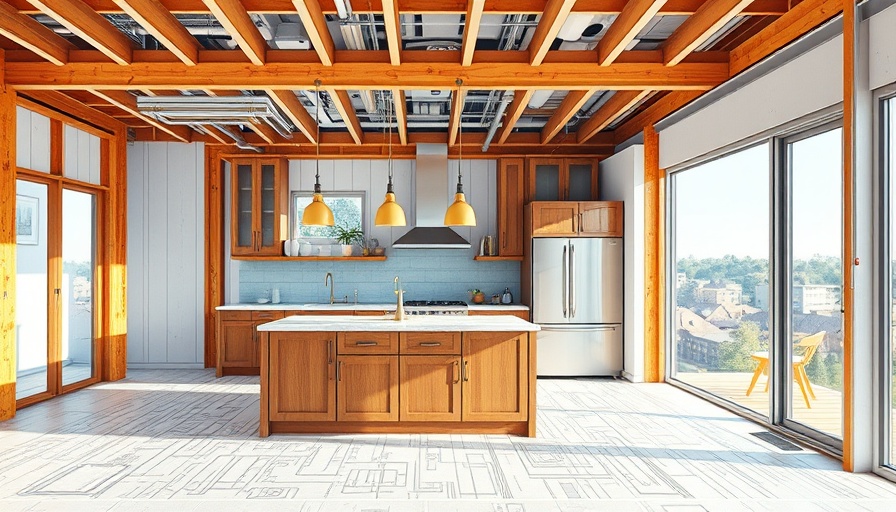 Kitchen remodeling trends 2025: blueprint and construction.