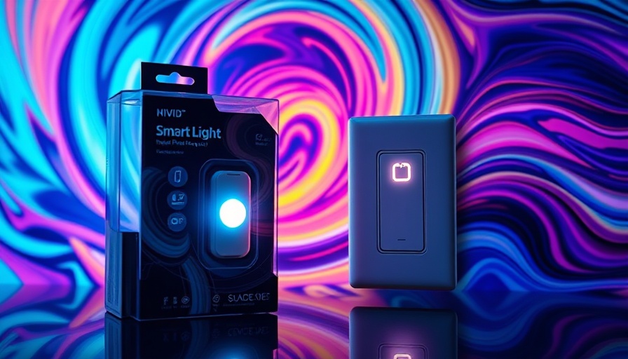 Luxury smart light switches on vibrant background, surreal art.