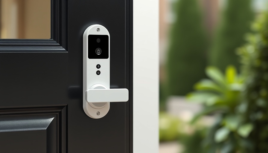 Yale Smart Lock with Google Home on a stylish door
