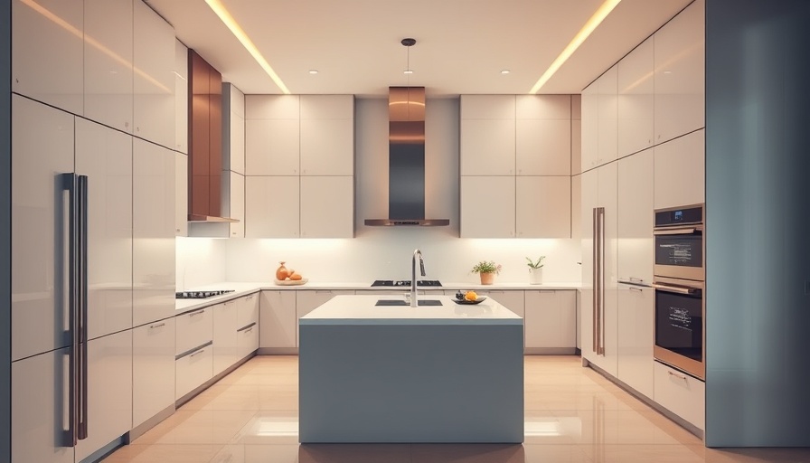Elegant luxury kitchen design with sleek cabinetry and high-end appliances.