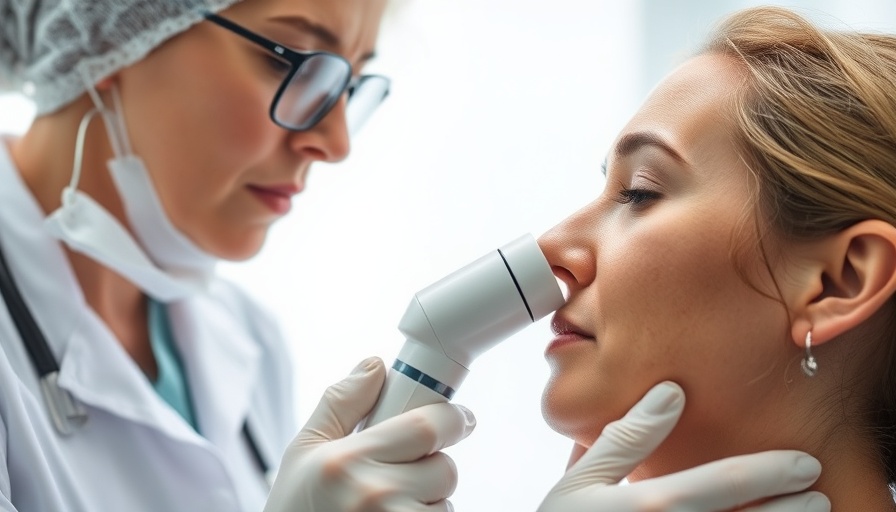 Non-invasive treatments in dermatology with dermatoscope.