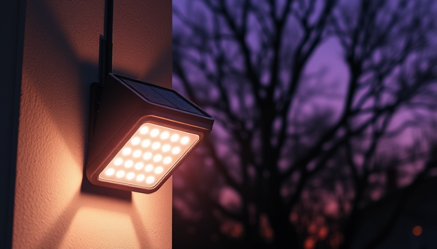 Linkind smart solar lights glowing softly at twilight.
