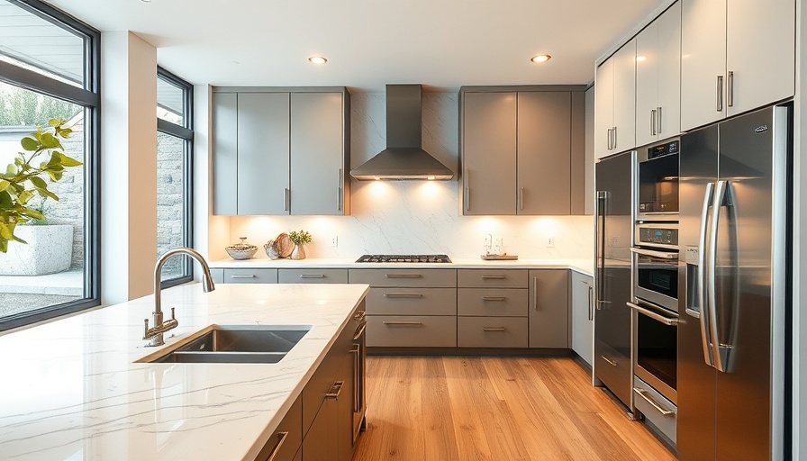 Modern kitchen renovation for women's shelter with sleek design.