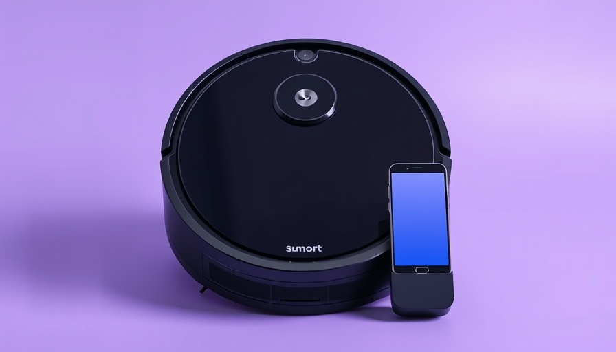 Sleek robot vacuum with smart integration; explore robot vacuum discount.