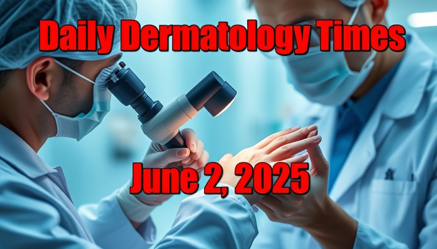 Top dermatology news June 2025: Daily Dermatology Times cover image with patient examination.