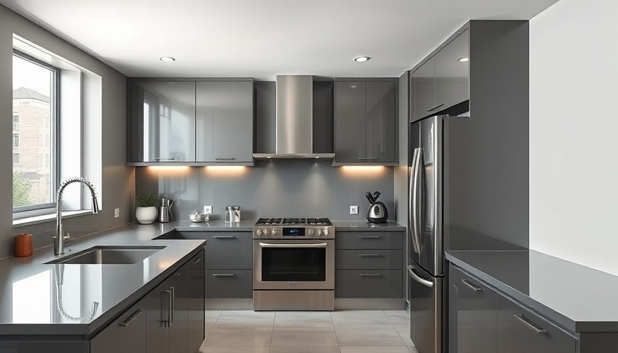 Luxury kitchen design with sleek modern features