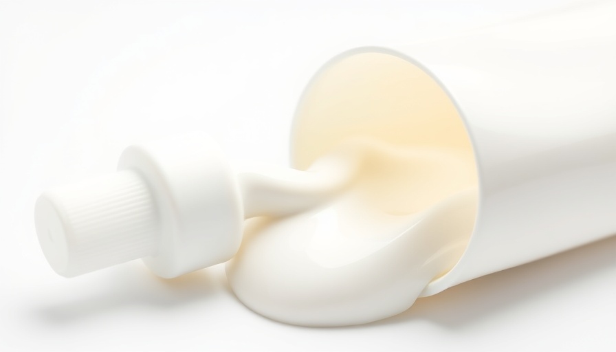 Open tube of cream symbolizing OTC numbing products safety.