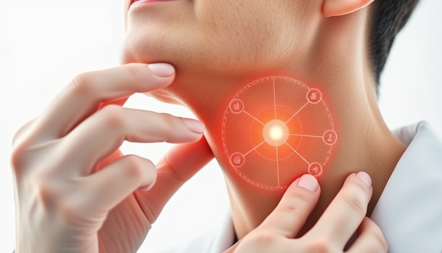 Dermatologist examining mole with digital icons, Dermatology Innovations.
