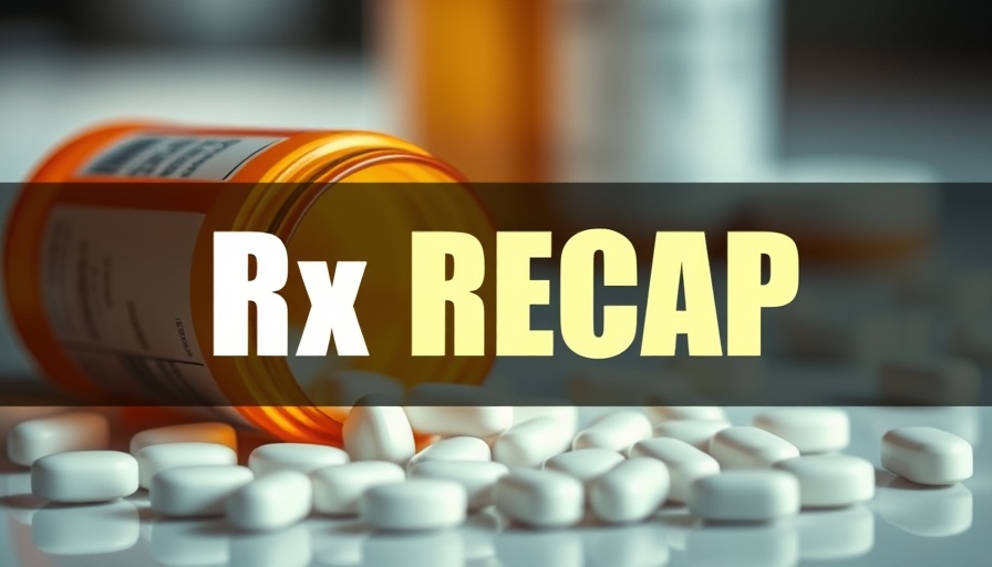 Medical non-invasive treatments recap with prescription pills.