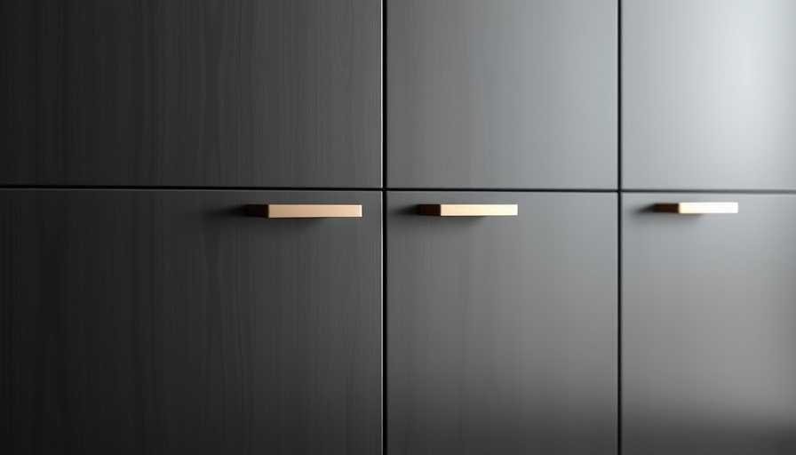 Sleek modern kitchen cabinet with luxury design elements.