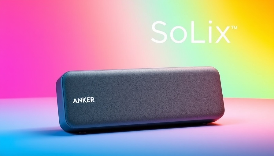 Prime Day Anker Deals featuring Anker Solix device against gradient background.