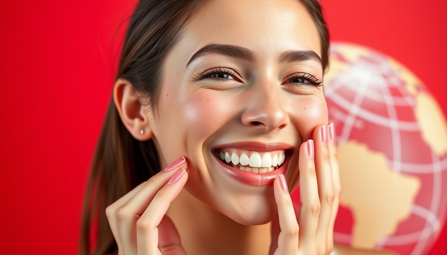 World Skin Health Day highlighted with woman applying skincare.
