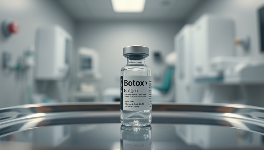 Botox vial for non-invasive treatments in clinical setting