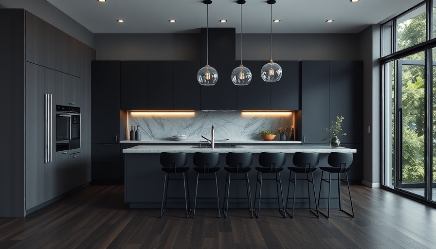 Elegant luxury kitchen design with modern elements.