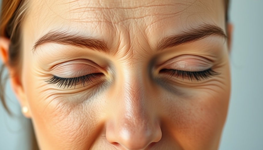 Comparison of a woman's face showing wrinkle reduction, natural prevention tips.