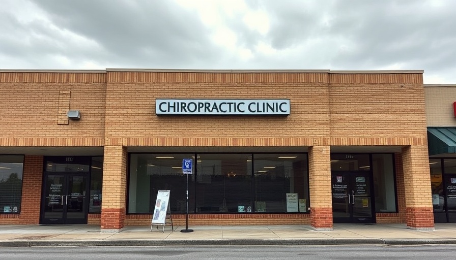 The Joint Chiropractic clinic closure in Rockville, exterior view.