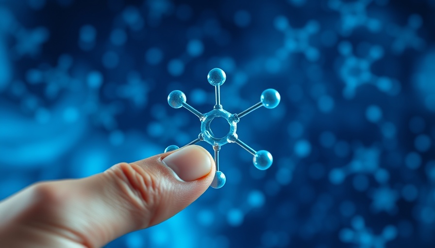 Lidocaine structure hand-drawn on blue background, lidocaine poisonings.