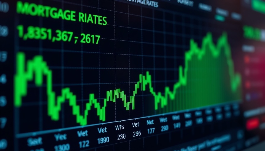 Mortgage rate chart showing trends in 2025.