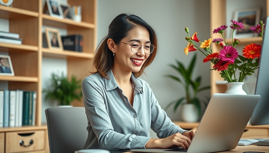 Woman discussing VA 5-Year Loan options in a cozy home office.