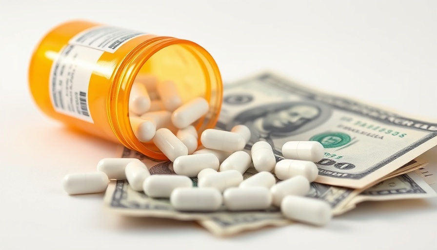 Prescription pill bottle and money highlighting 2026 Medicare Part D costs.
