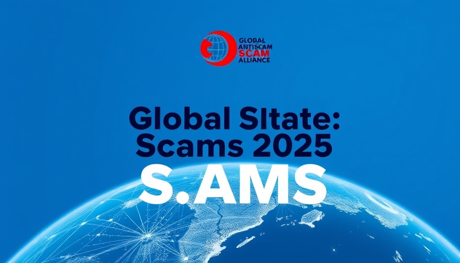 Global State of Scams 2025 Report cover with GASA logo.