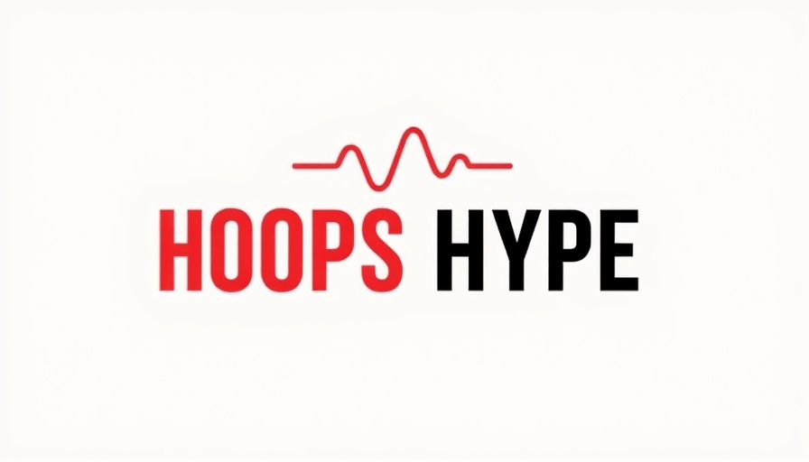 Hoops Hype logo with red waveform on white background.