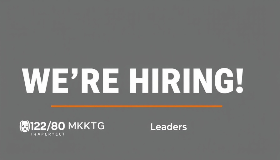 Job advertisement from 120/80 MKTG highlighting hiring for Account Leaders.