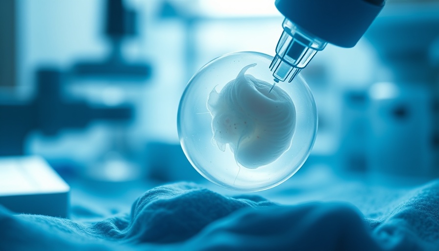 Microinjection needle on embryo, Fresh vs. Frozen Embryo Transfer Success Rates.