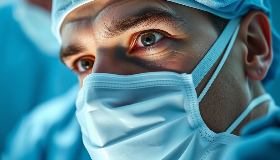 Patient receiving oxygen during surgery, focusing on hypotension treatment.