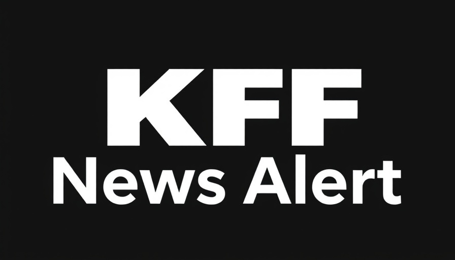 KFF News Alert text on black background about Medicaid cuts public opinion.
