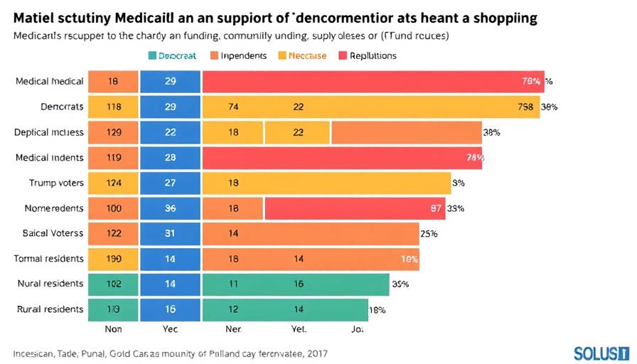Bar chart showing support for Medicaid funding among different groups.