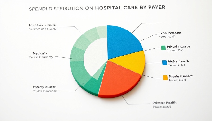 Pie chart showing Medicaid's role in 2023 hospital spending.
