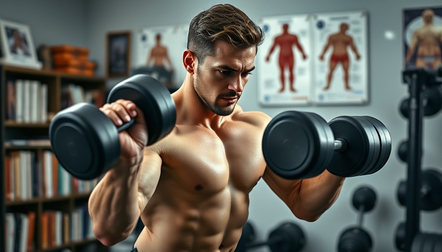 Total body strength training low impact exercise in home gym.