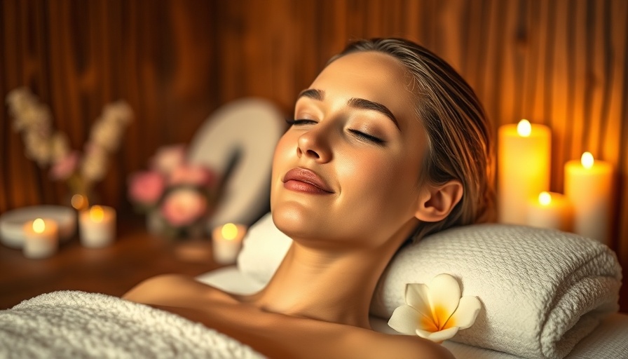 Woman relaxing during a non-surgical beauty treatment at a spa.