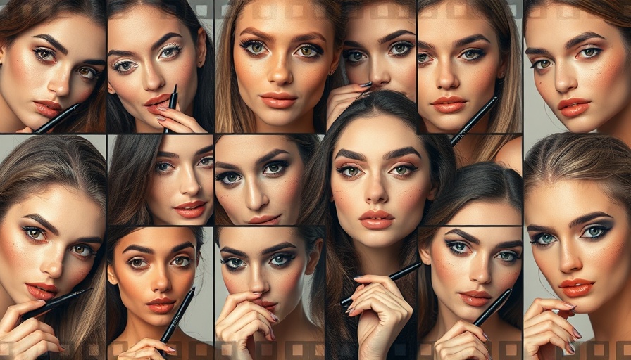 Collage of women showcasing best gel eyeliners with confidence.