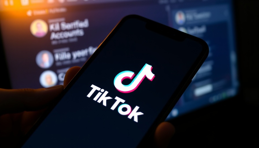 Smartphone showing TikTok logo, hand holding, TikTok deadline extension.