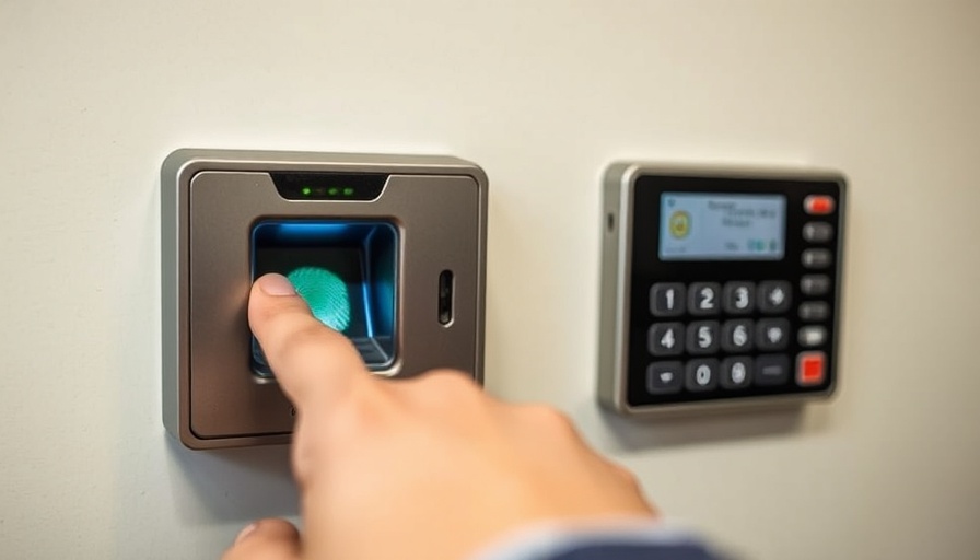 Biometric scanner with hand for Maharashtra healthcare attendance