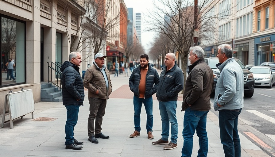 JD Vance Cincinnati protesters confrontation scene on sidewalk.