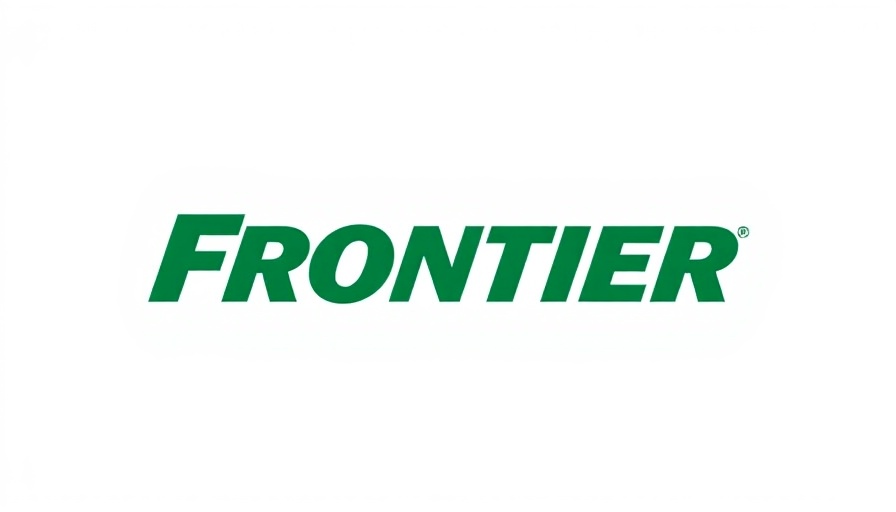 Frontier Airlines Terminal 6 JFK logo on white background.