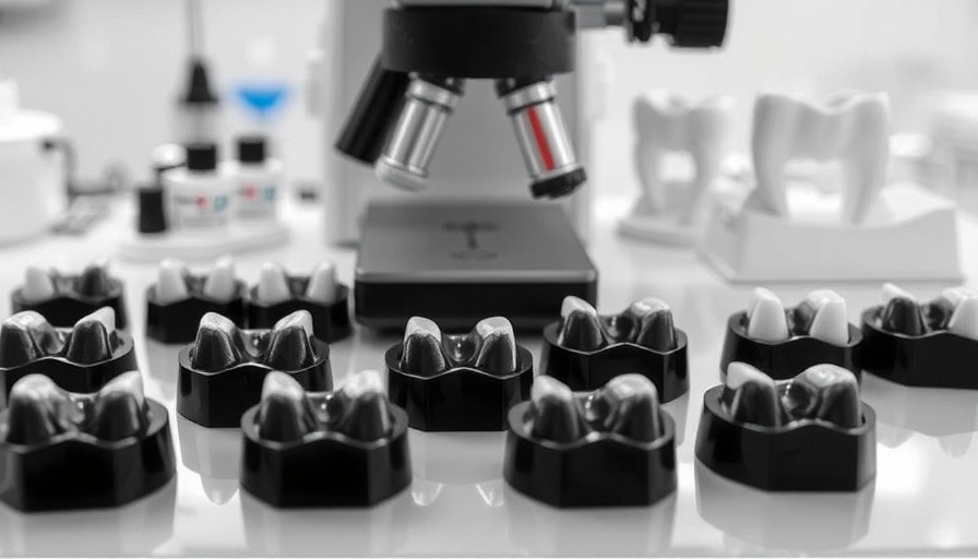 Dental restoration samples for microhardness testing, scientific analysis