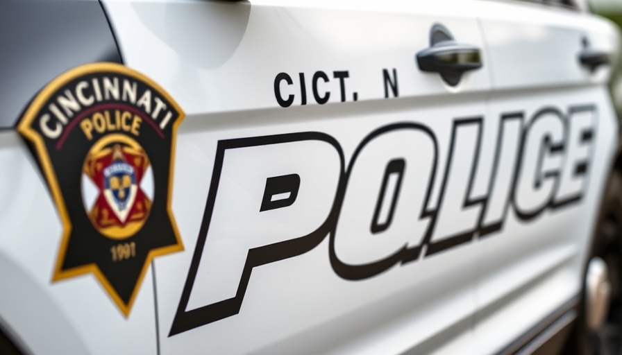 Cincinnati police car door related to head-on crash Bond Hill.